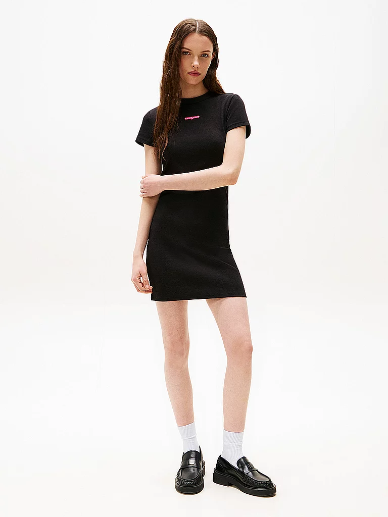 Tommy Jeans Women's Mini Dress Black L 4